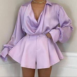 Talliah Rose UK lilac purple Bianca Premium short